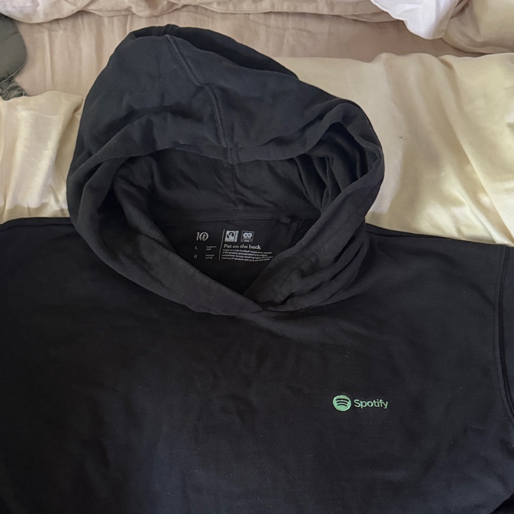 Spotify Black Hoodie